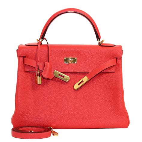 hermes kelly 32 red